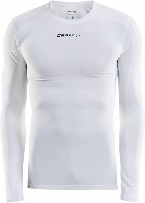 Craft - Lavia Compression Long Sleeve - Blanc & noir